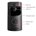 Wi-Fi видео дверной звонок Беспроводной умный дверной звонок с камерой безопасности 720P HD Двусторонний разговор Активированные оповещения о движении с PIR